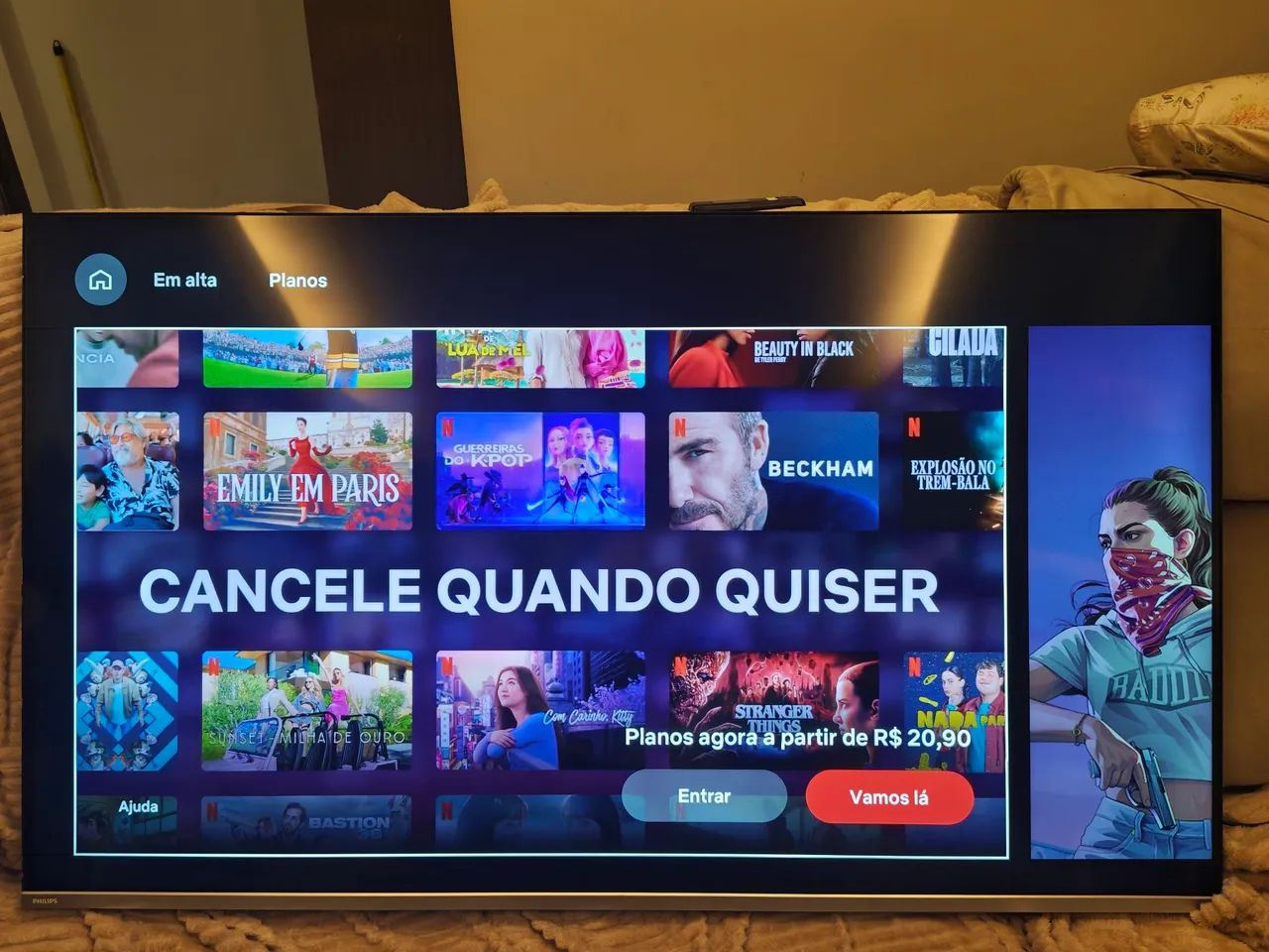 Tv Philips 58 polegadas 4K - Foto 2