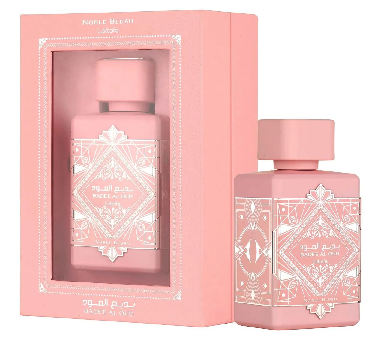 Perfume Árabe Feminino Noble Blush Lattafa Bade'e Al Oud  Eau de Parfum 100ml LACRADO