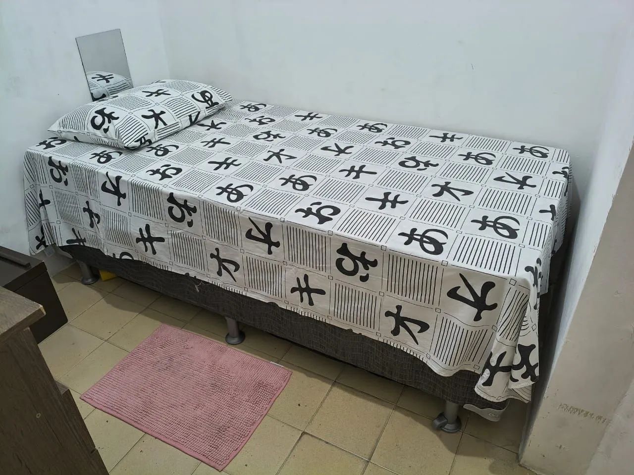 Cama Box solteiro (Base + Colchão)