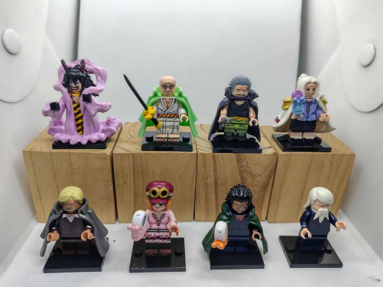 One piece bloco de montar kit 8 personagens  - Foto 2