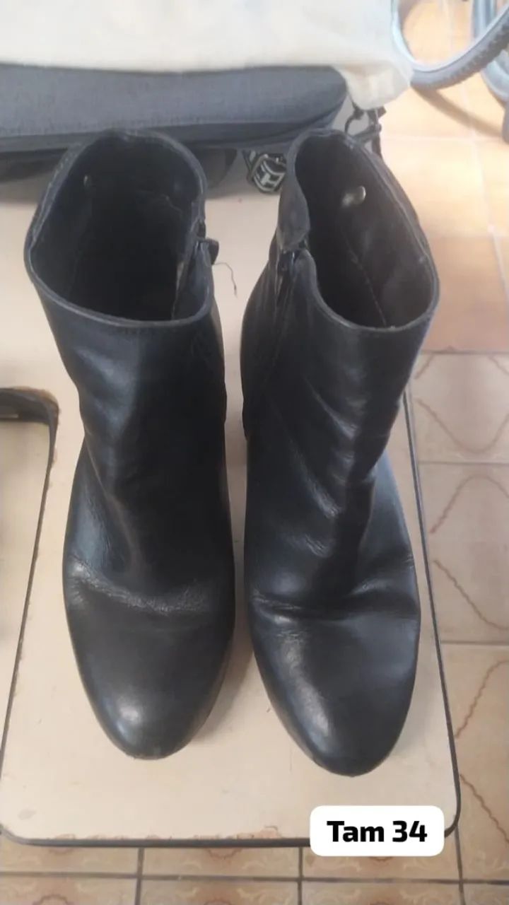 bota preta, tam 34