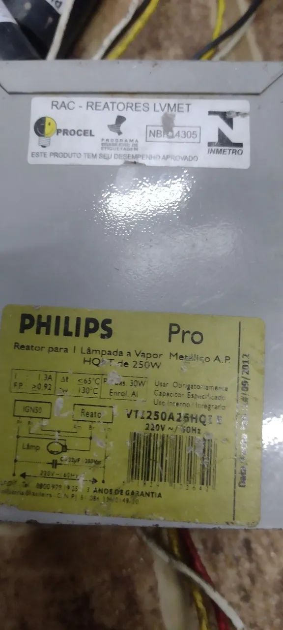 Reatores Philips 250w - Foto 2