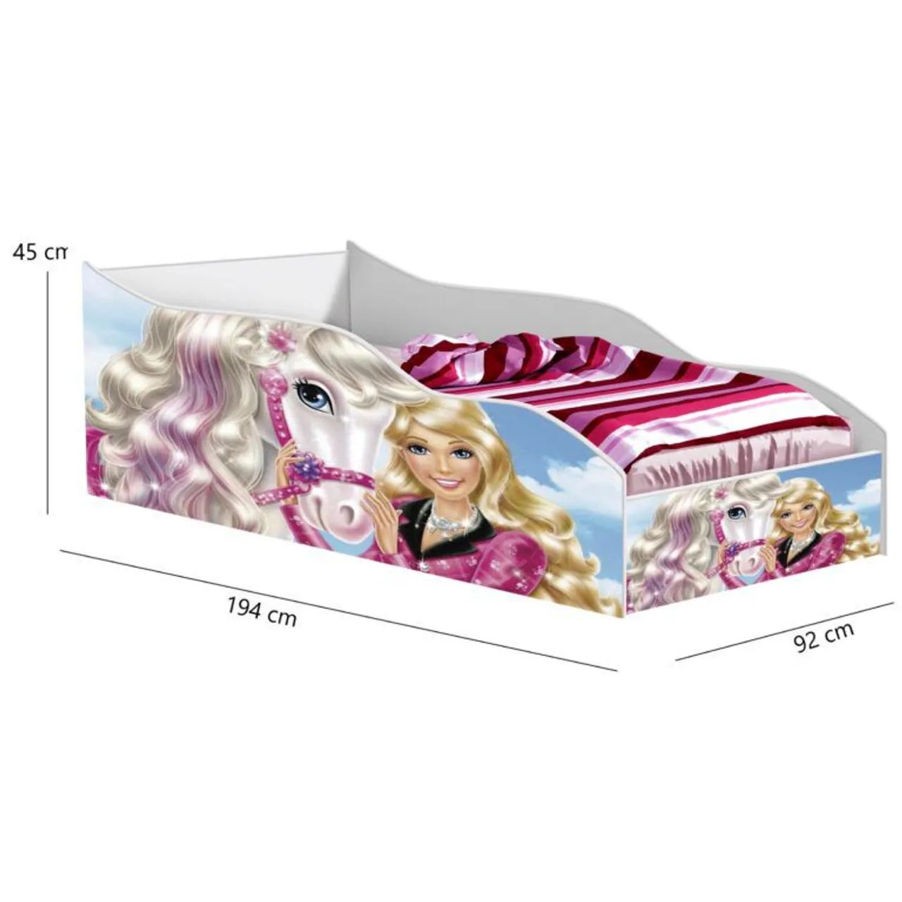 Cama Solteiro Carro Barbie / entrega rapida<br> /  - Foto 3