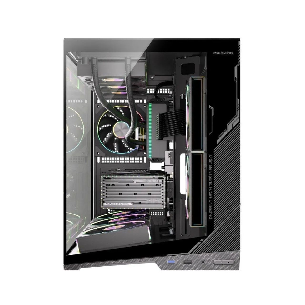Gabinete Gamer ATX Esgaming Zero  - Foto 2
