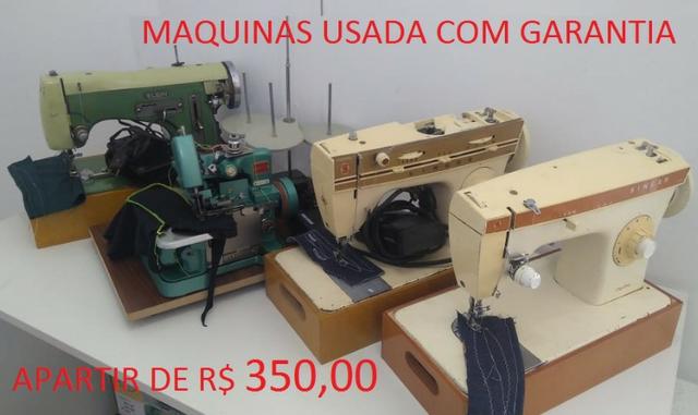 Maquinas domestica (usada) com garantia a partir de R$ 350,00