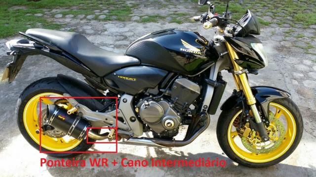 Somente Ponteira + Cano Intermediário Wr Cb 600 F Hornet 08/14 S/catalizador Extreme Alum
