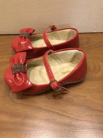 Lindo sapato vermelho!!!