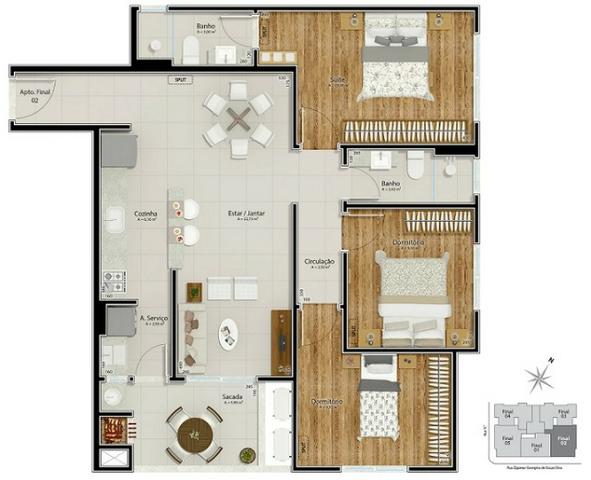 Residencial Porto da Areias em Sao Jose - Foto 9