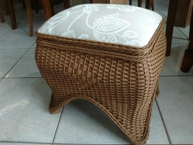 Puf Baú trançado