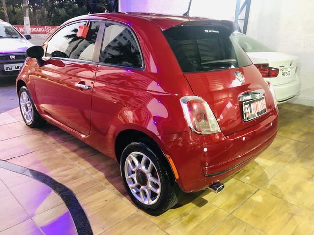 Fiat 500 2013 cult dualogic 1.4 completo revisado baixa km - Foto 5