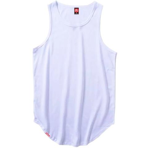 Kit 3 Regatas Longline Oversized C80 Camiseta Masculina Vcstilo - Foto 5