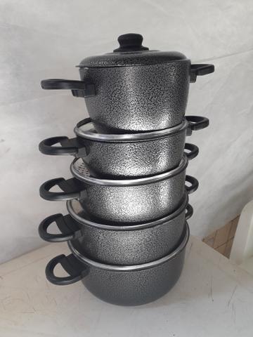 Jogo de panelas craqueadas - Foto 3