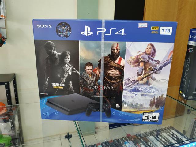 Astra Games - PS4 Slim 1tb + 3 Jogos Novo Pronta Entrega Loja Física !!!!
