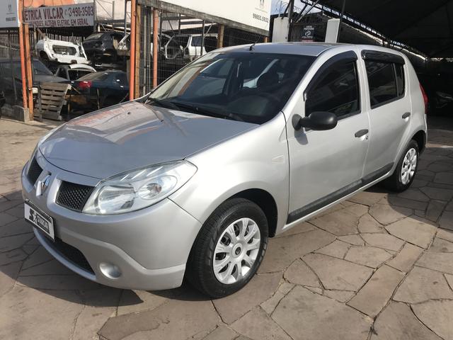 Renault Sandero 1.6 completo 2008 IPVA 2020 pago - Foto 2