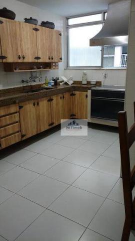 Ótimo apartamento frente mar, muito amplo beirando 280 m2, mobiliado, com sala, sala intim - Foto 14