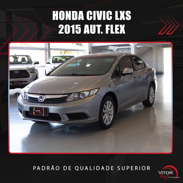 HONDA CIVIC SEDAN LXS 1.8/1.8 FLEX 16V AUT. 4P 2015 FLEX
