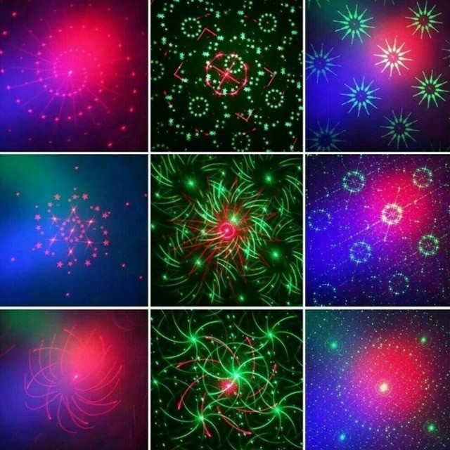 Projetor Laser e Led Rgb e Luz Negra Usb - Foto 2