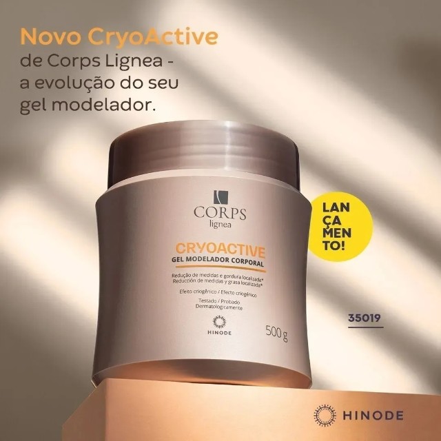 Lançamento! Gel Seca Barriga Cryoactive 500g Hinode Original - Foto 2