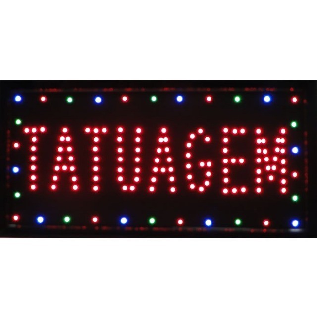 Placa Letreiro de Led Escrito "Bar" - Foto 4