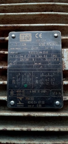 Motor Elétrico WEQ 12,5cv