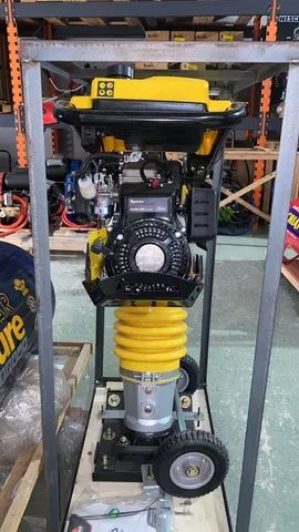 Compactador de Solo Tipo Sapo à Gasolina 4 Hp 4T com rodas Ttr80zm-xp - Foto 4