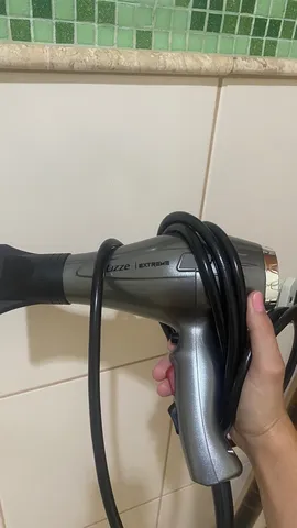 Secador De Cabelo Coluna Preto Profissional Mega Bell