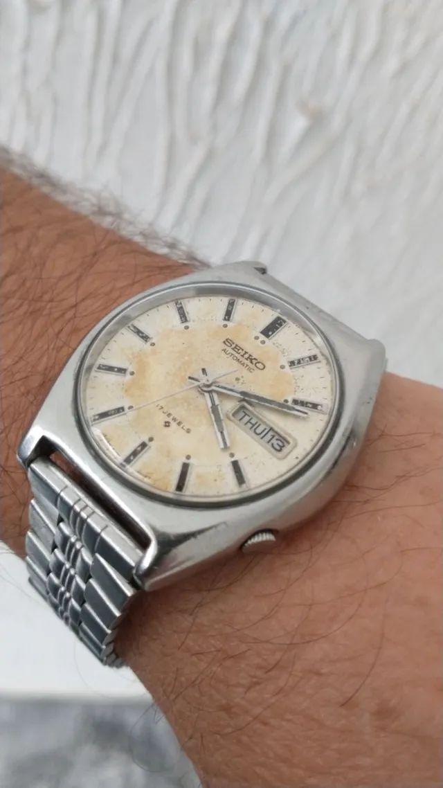 Raro rel gio Seiko 5 autom tico Japan anos 70 rel quia