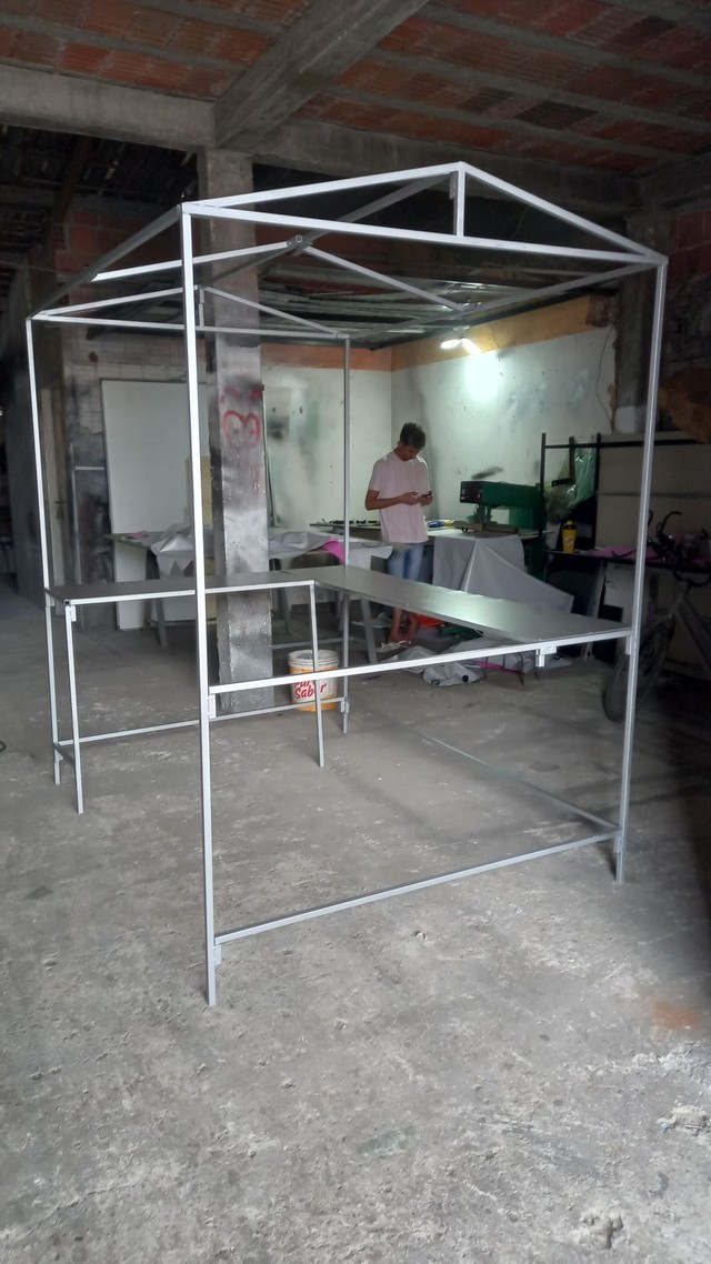 Barraca 2x2 desmontável ou fixa feirante - Foto 6