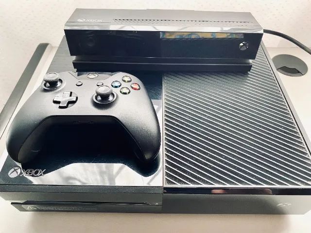 Xbox One 500GB Maravilhoso + 1 Controle Original + 7 Jogos Originais + Kinect - Foto 3