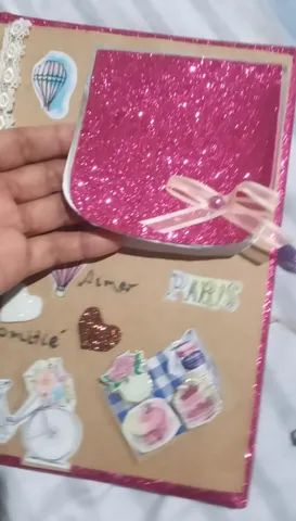 Kit scrapbook + caneta - Foto 3