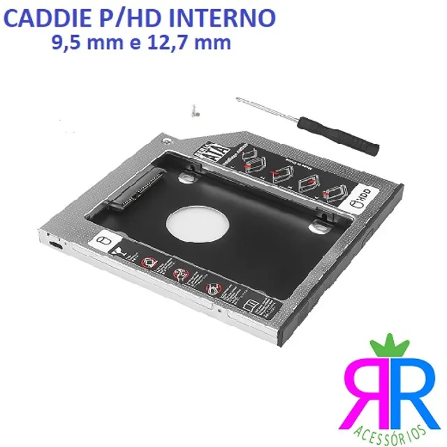 Caddie p/ 2º HD/SSD (Interno) em Notebook