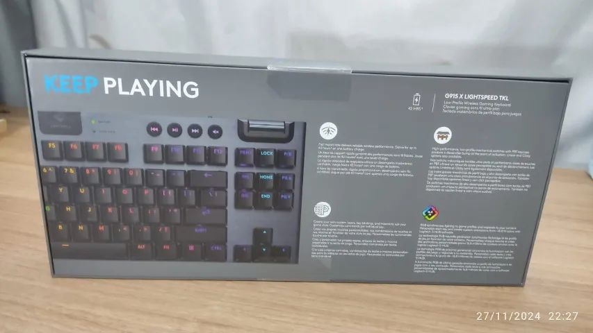 Teclado Logitech G915 X Lightspeed TKL Gamer Semfio  - Foto 2
