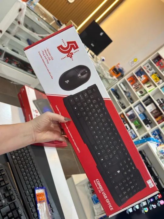 Kit Teclado e Mouse c/ Fio 