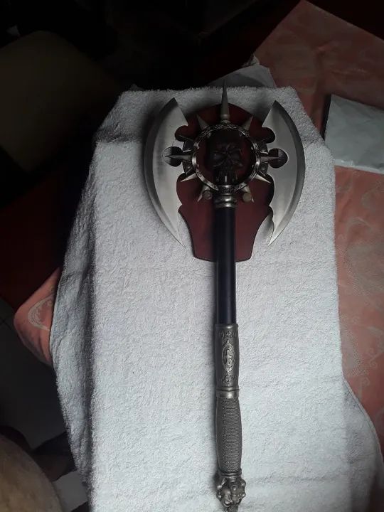 machado medieval, réplica, decorativo - Foto 2