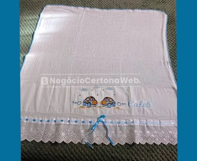 Kit de Fraldas e Manta Personalizados - Caleb