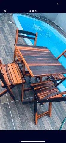 Jogos 70x70 crua e envernizada - Foto 4