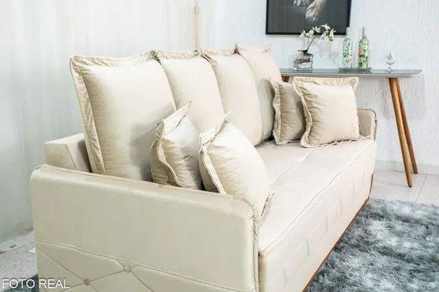 SOFÁ FIXO RETRÔ SUPER CONFORTÁVEL!!! R6254U - Foto 2