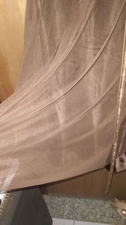 Vestido marrom lindo - Foto 4