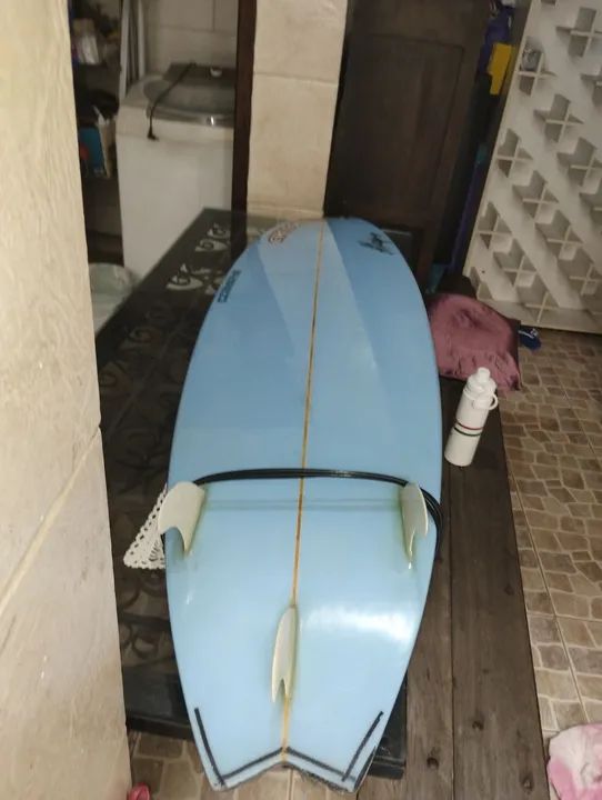 Prancha de surf Cyclone Cobere 6.4 triquilha fixas completa - Foto 2
