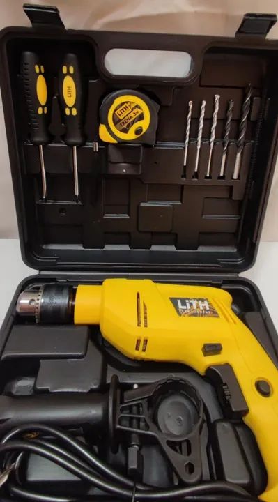 Furadeira De Impacto 1/2 Pol. 720w 220v Maleta E Acessórios - Foto 4