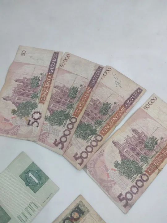 Notas  antigas de Cruzeiro e Cruzado! Coleção incrível! - Foto 2