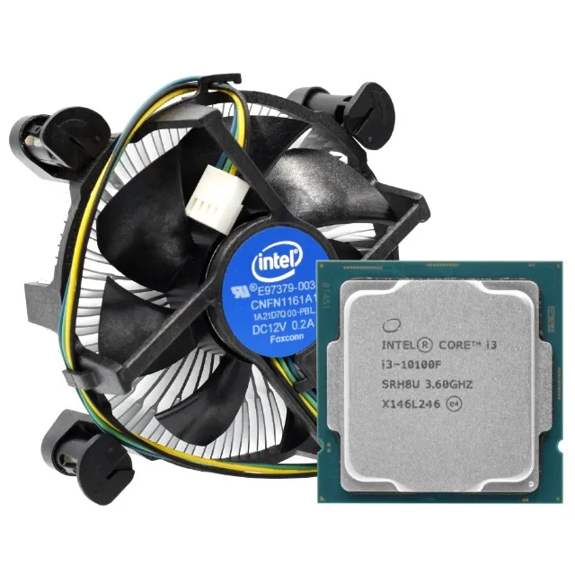Processador Intel Core i3 10100 3.60GHz (4.30GHz Turbo), 10ª Geração, 4- Cores 8-Threads