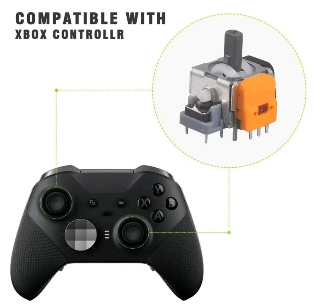 Analógicos de substituição para Controle Xbox s/x