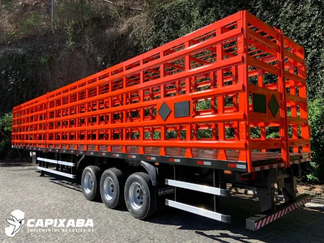 Carreta gaiola transporte de gás 1740 botijão P13 - Foto 2