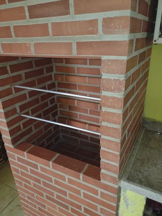 Churrasqueira predial no tijolo vermelho  - Foto 2