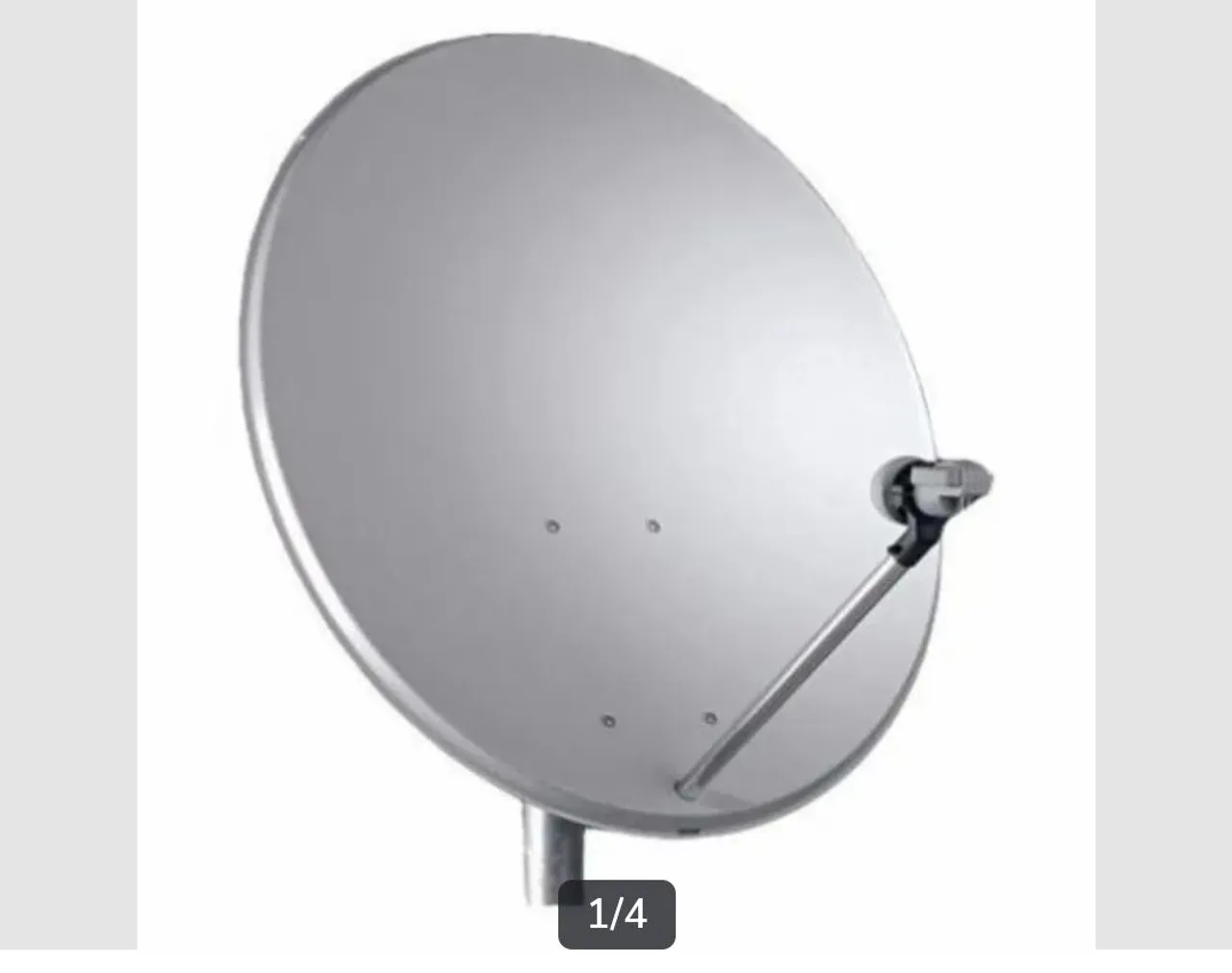 2 antenas ku 60 cm + 2 cx cabo rg59