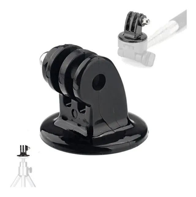 Suporte Adaptador Tripé TriPod Mount Gopro Sjcam Xiaomi - COD 226 - Foto 2