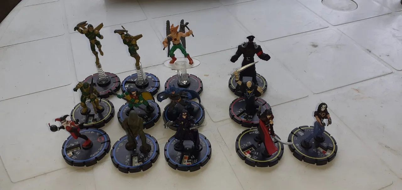 Lote completo + tabuleiro jogo Heroclix 