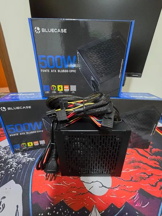 Fonte Atx 500w Pfc Ativo (Blu500-Epfc) - Bluecase