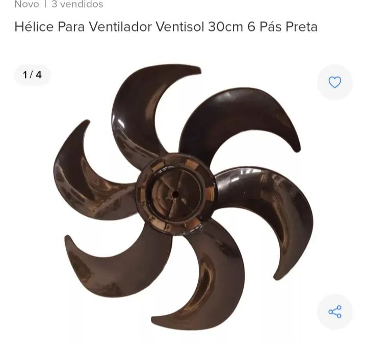 Hélice ventilador Ventisol 30cm - Foto 2